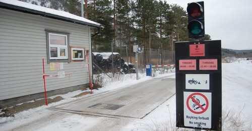 Innkjøring deponiet på Steiland