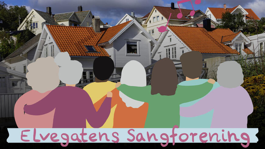 Logoen til Elvegatens sangforening