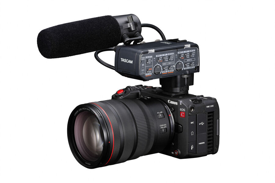 EOS C50_TASCAM_mic_1__ __Canon EOS C50