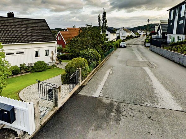Hafsøveien en sommerdag