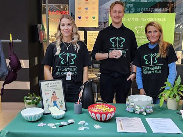 Deltakere på verdensdagen for psykisk helse