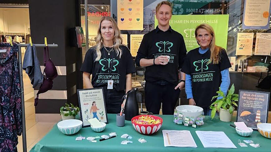 Deltakere på verdensdagen for psykisk helse