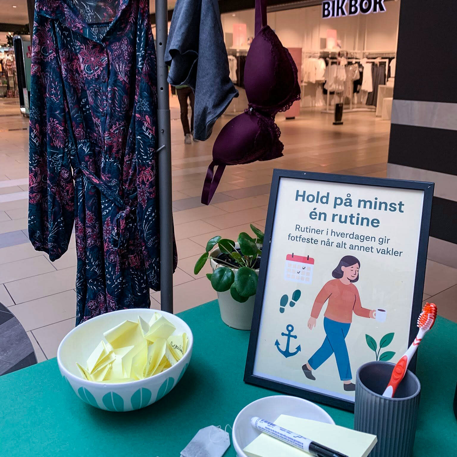 Melding om at en må holde på gode vaner