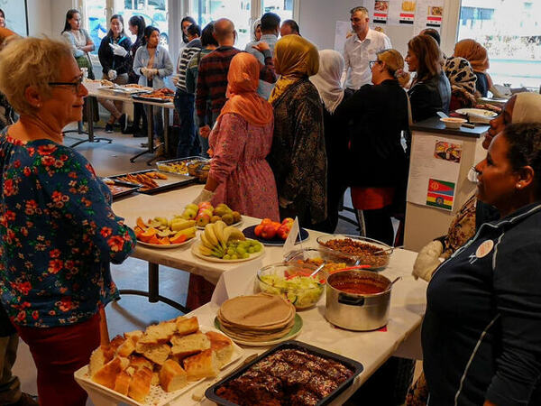 Internasjonal lunch på voksenopplæringssenteret