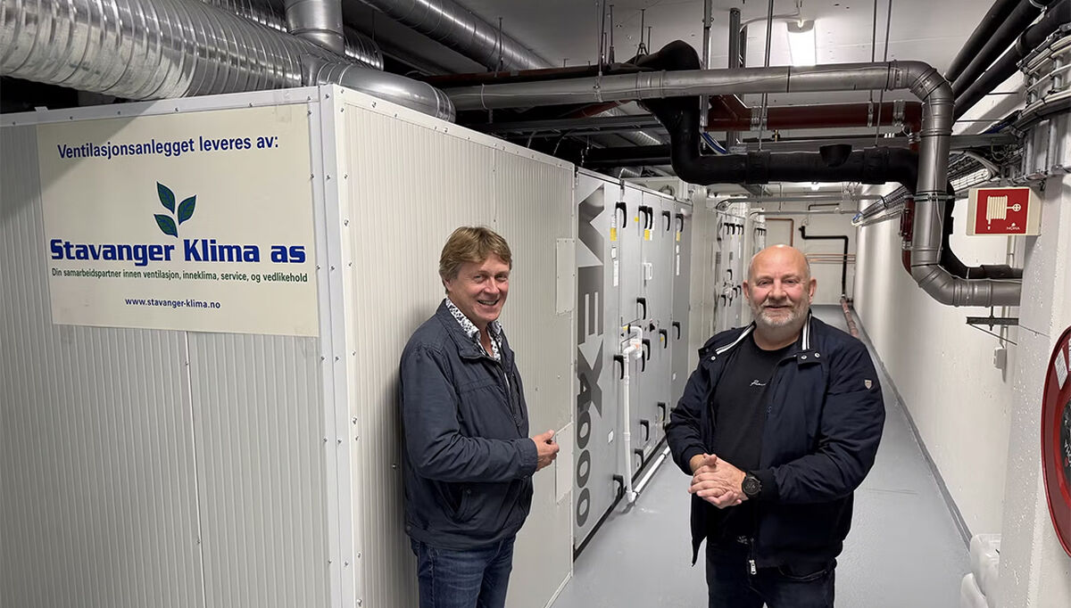 Øystein Frafjord og Henrik Book i Stavanger Klima gleder seg til å få nye kollegaer i Energima Gruppen.