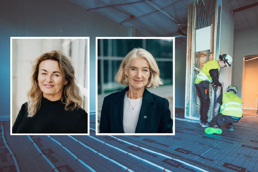 Fagsjef Eli Hermine Heyerdahl Eide og adm. dir. Marianne Wætnes Røiseland i RørNorge. Foto: RørNorge