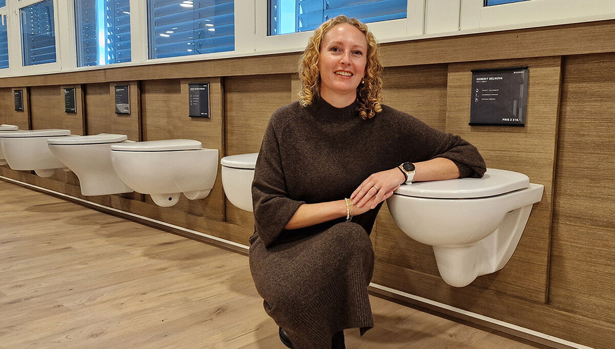 Gro Fjeldstad, Head of Product & Aftersales hos Geberit