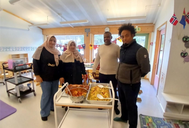 Markering FN-dagen 2025 Vasshaug barnehage 1