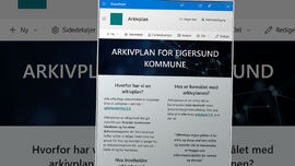 Arkivplan for eigersund kommune