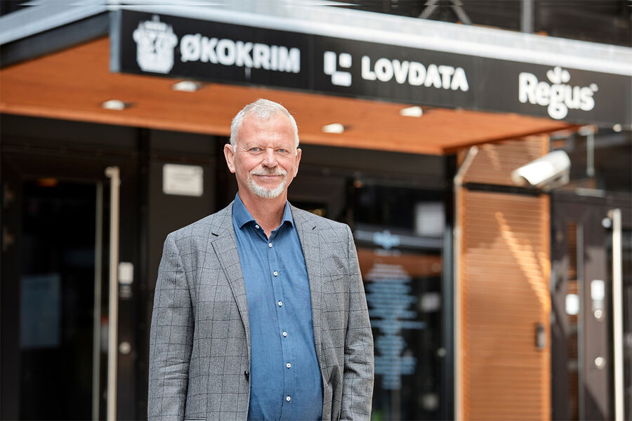 Lovdatas direktør Odd Storm-Paulsen forteller om lansering av gratis datasett via API Lovdata Fotograf Sveinung Bråthen