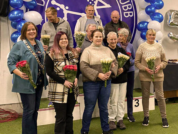 Styret i klubben samlet