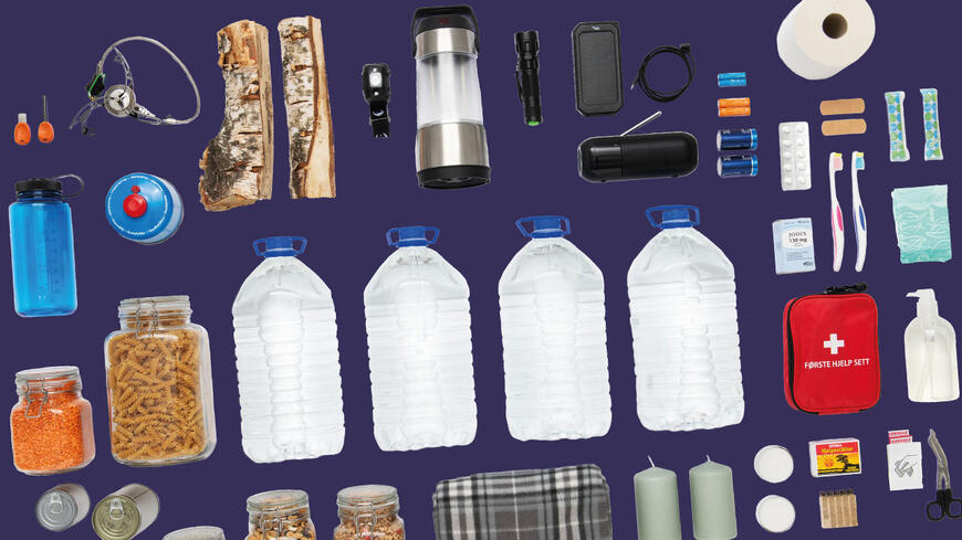 Oversikt over hva du trenger til egenberedskap