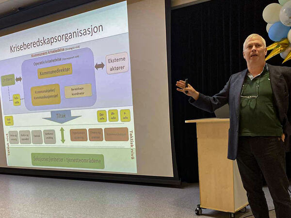 Leif Broch forteller om sitt favoritt-tema som er beredskap