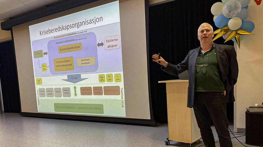 Leif Broch forteller om sitt favoritt-tema som er beredskap