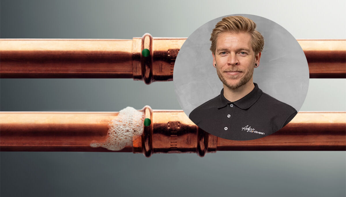 – Mange velger luft i rehabiliteringsprosjekter eller ved minusgrader, og det er forståelig. Men problemet er at det finnes få, om noen, tallfestede grenser for trykk og volum som gjør dette sikkert. Da overlates vurderingen til skjønn, og resultatet blir svært forskjellig fra prosjekt til prosjekt, sier Magnus Markestad, prosjektleder proff i rørleggerbedriften Asbjørn Nordsveen AS i Brumunddal. – Mange velger luft i rehabiliteringsprosjekter eller ved minusgrader, og det er forståelig. Men problemet er at det finnes få, om noen, tallfestede grenser for trykk og volum som gjør dette sikkert. Da overlates vurderingen til skjønn, og resultatet blir svært forskjellig fra prosjekt til prosjekt, sier Magnus Markestad, prosjektleder proff i rørleggerbedriften Asbjørn Nordsveen AS i Brumunddal.