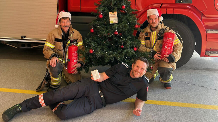 Illustrsjonsbilde med brannfolk