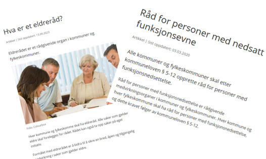 Illustrasjonsbilde brukerråd