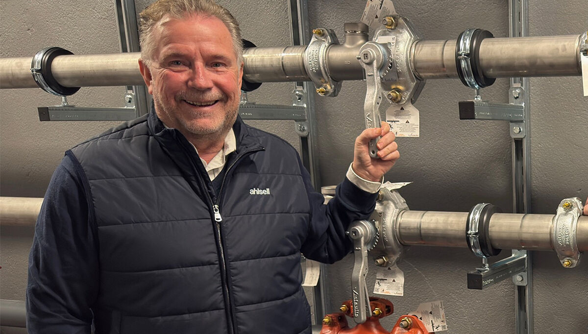 Cato Andersen, segmentsjef, sprinkler og rillesystem i Ahlsell Norge, påpeker viktigheten av å være tilstede på denne type konferanse. - Vi får vist frem en unik produktrange som representerer oss som en leveringsdyktig partner fra A til Å innenfor dette segmentet.