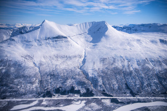 Flyfoto fra Bardu kommune