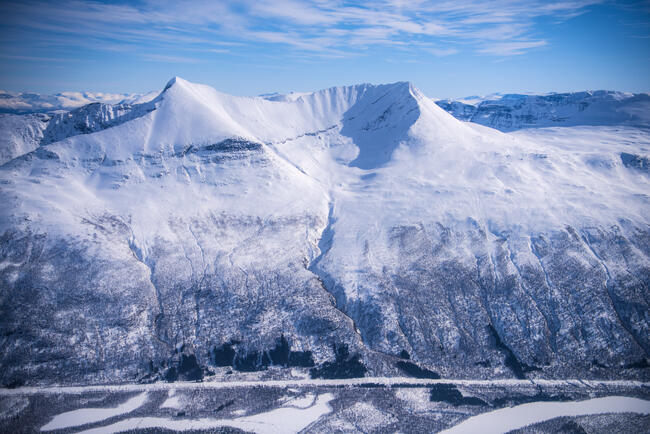 Flyfoto fra Bardu kommune Flyfoto fra Bardu kommune