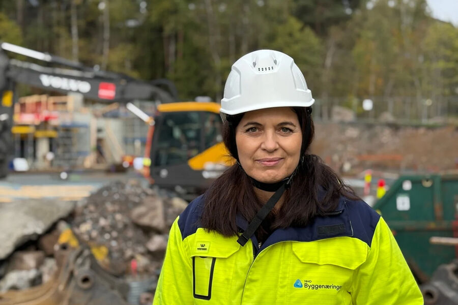 Adm. direktør i NHO Byggenæringen, Nina Solli.