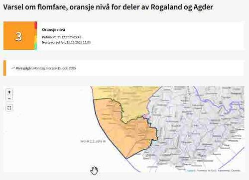 Ilustrasjonsbilde - Oransje varsle fra Varsom.no