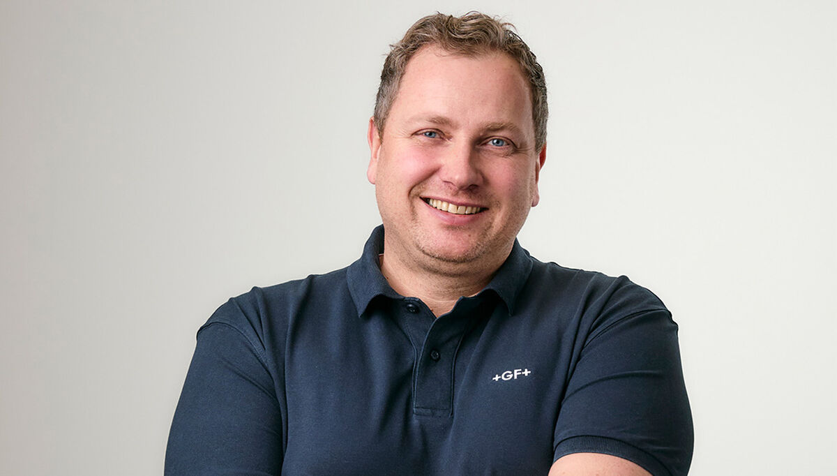 Lars Morten Os har overtatt rollen som salgssjef i Uponor ( GF BFS), etter Kristian Langebeck. Fotograf Sveinung Bråthen Lars Morten Os har overtatt rollen som salgssjef i Uponor ( GF BFS), etter Kristian Langebeck.