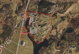 Ortofoto av planområdet hentet fra planprogrammet figur 6. Ortofoto av planområdet hentet fra planprogrammet figur 6.