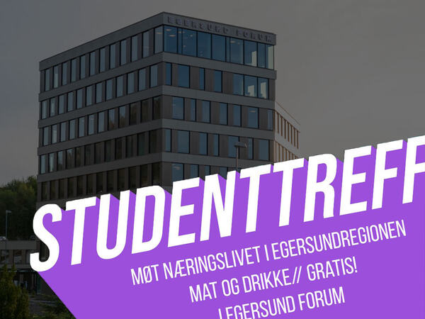 Studentreff på Egersund forum