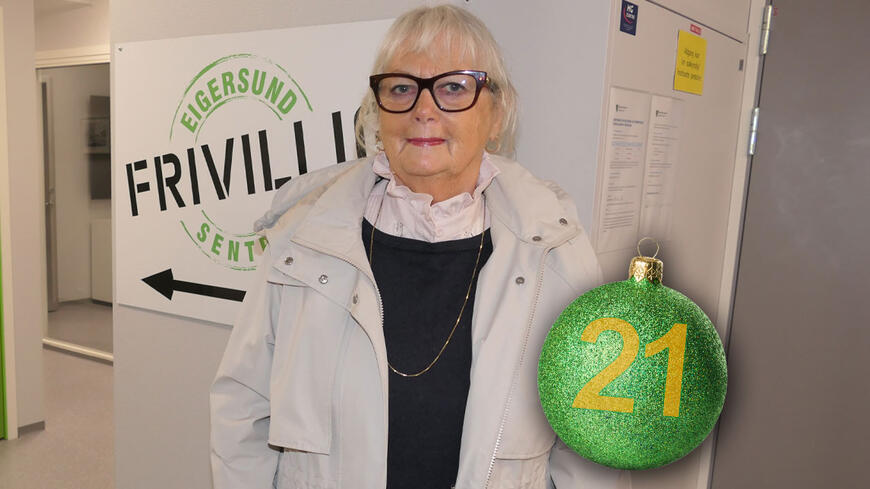 Luke 21: Eli Walentinsen Haaland – En av frivilligsentralens uvurderlige hjelpere