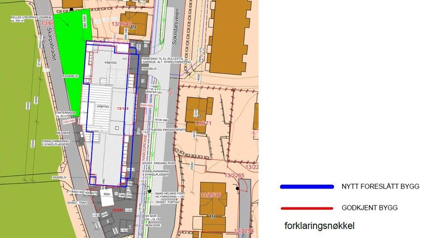 Illustrert ønsket endring i blått. Illustrert ønsket endring i blått.