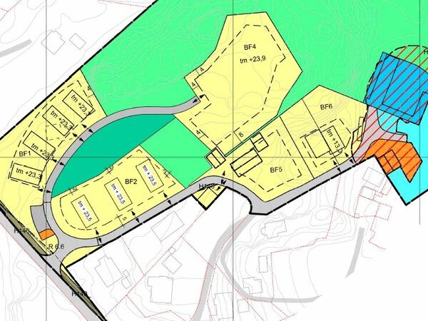 Utsnitt fra forslag til planendring.