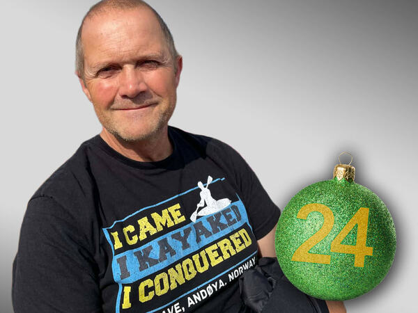 Jan Magne Jensen som er frivillig på Lagård