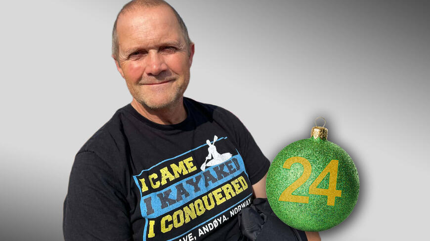 Jan Magne Jensen som er frivillig på Lagård