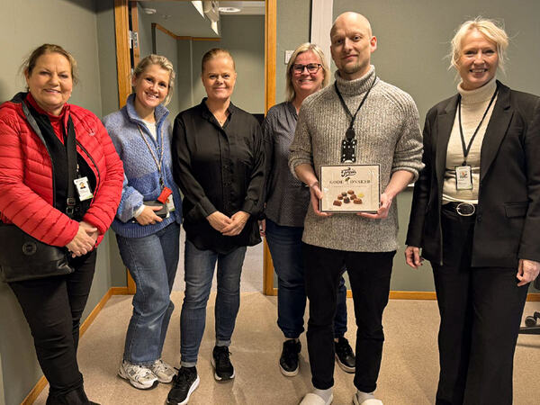 På besøk hos hjemmetjenesten