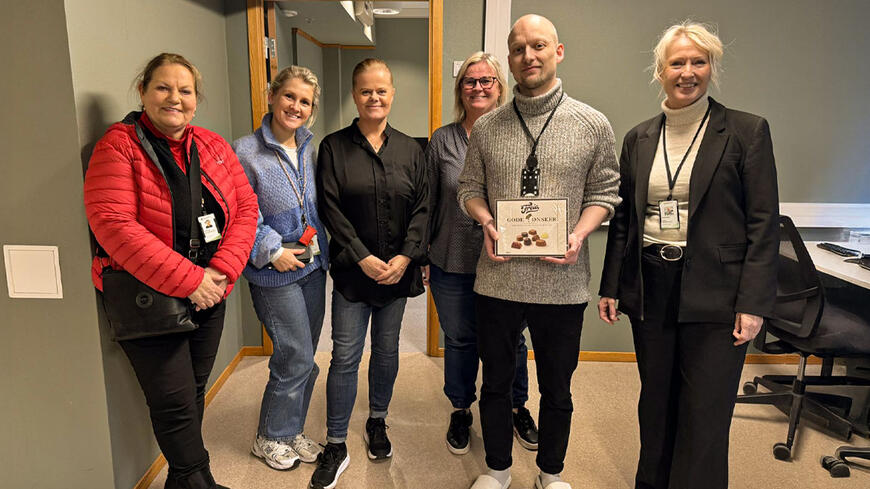 På besøk hos hjemmetjenesten