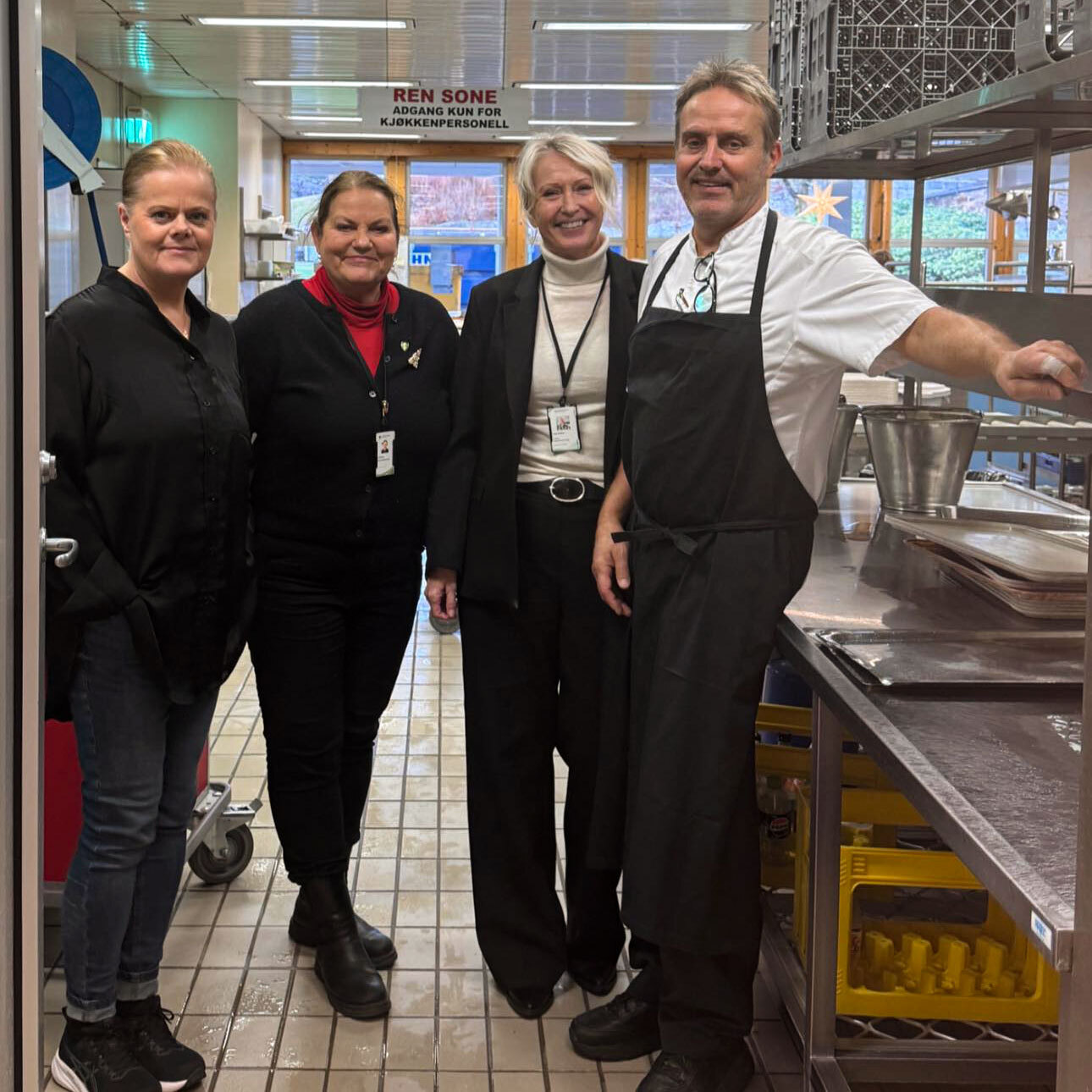 På kjøkkenet på Lagård