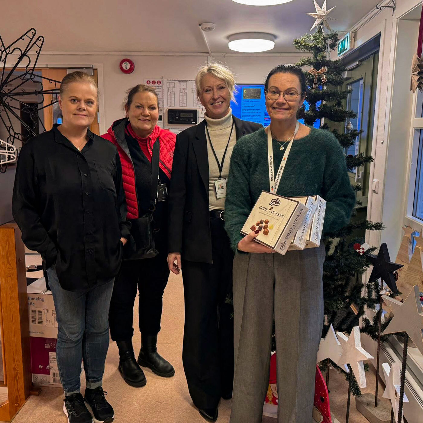 Utdeling av gode ønsker for helse og omsorg