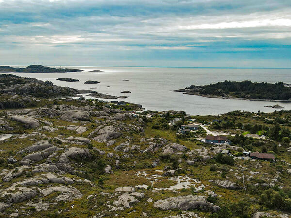 Mastrasanden sett fra en drone