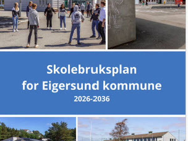 Forside til høringsutkast skolebruksplan