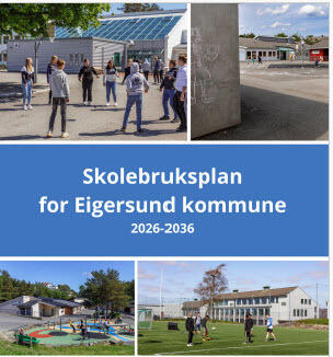 Forside til høringsutkast skolebruksplan