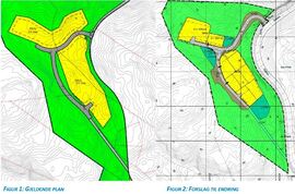 Forslag til endring i plankart.