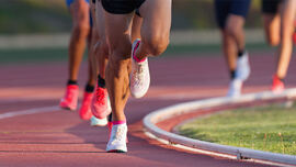 Løping på idrettsmarkea