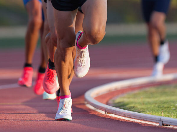 Løping på idrettsmarkea