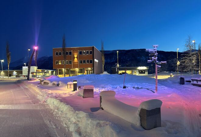 Bilde fra byrommet. Foto: Bardu kommune