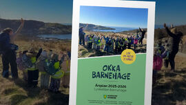 Framsiden av årsplanen til barnehagen