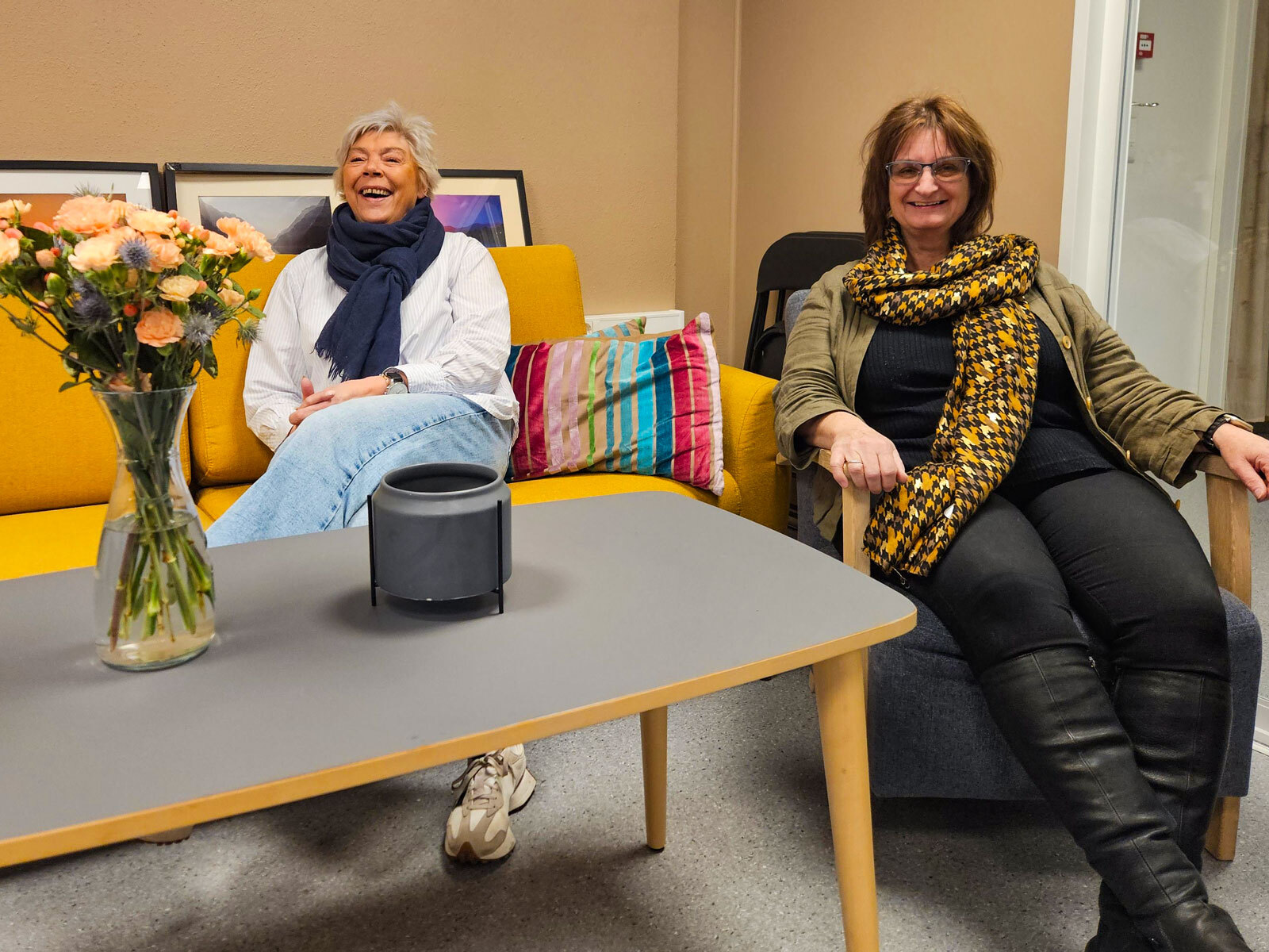 Rolige fine lakaler hvor en kan møte andre mennesker