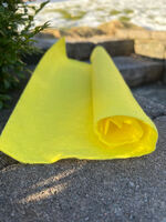 Gul klut for tørking av glass