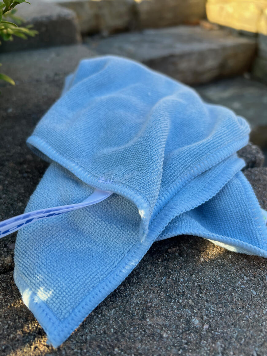 Micro fiberklut blå