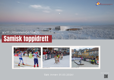 Plakat om samisk toppidrett
